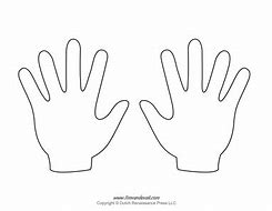 Image result for Blank Hand Printable