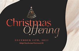 Image result for Christmas Church Offering