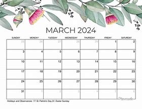 Image result for March 10 Calendar