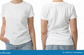 Image result for White Mock Up Shirt Front and Back