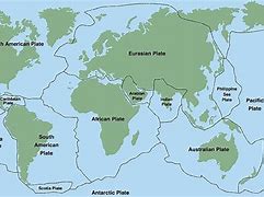 Image result for 7 Largest Tectonic Plates