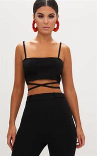 Image result for Strap Back Crop Top