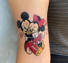 Image result for Mickey and Minnie Mouse Tattoos