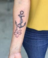 Image result for Feminine Anchor Tattoos