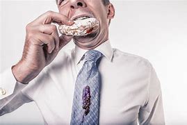 Image result for Person Eating Donut