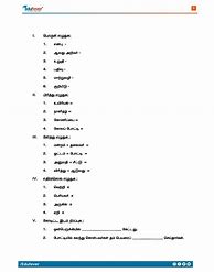 Image result for 5th Tamil Worksheet