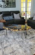 Image result for Epoxy Burl Table