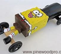 Image result for Spongebob Pinewood Derby Car