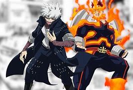 Image result for Dabi vs Enji