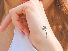 Image result for Dandelion Wrist Tattoo