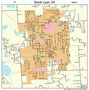 Image result for Lyon Michigan Map