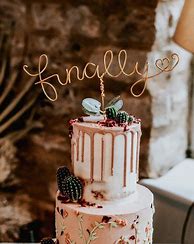 Image result for Flower Wedding Cake Toppers