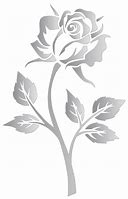 Image result for Silhouette Rose Flower SVG