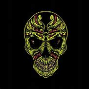 Image result for Green Skull Art