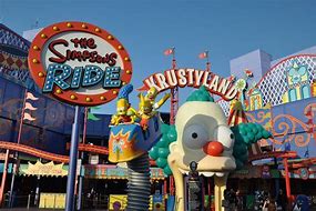 Image result for Universal Studios Hollywood Simpsons Art