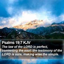 Image result for Psalms 19 7 KJV