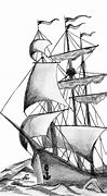 Image result for Sailing Ship Line Drawing