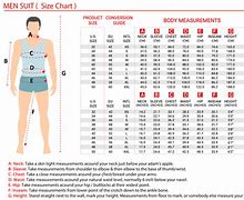 Image result for Suit Size Chart