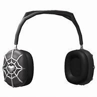 Image result for Black Headphones Roblox