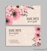 Image result for Flower Business Card Design