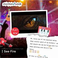 Image result for I See Fire Cords