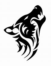 Image result for Tribal Wolf Tattoo