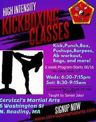 Image result for Kickboxing Flyer