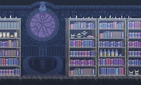 Image result for Pixel Art Library Background