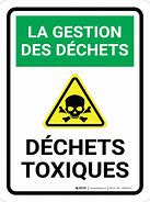 Image result for Etiquettte Dechet Toxique