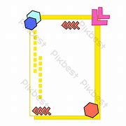 Image result for Geometric Yellow Border