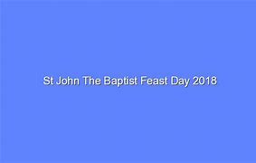 Image result for St. John the Baptist Feast Day Symbols