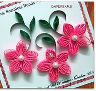 Image result for Quilled Pink Flowers