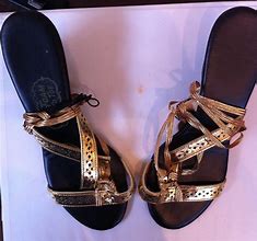 Image result for Gold Sandals