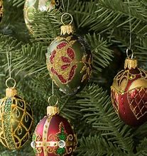 Image result for Glass Xmas Tree Ornaments