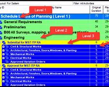 Image result for Level 4 Schedule