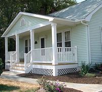 Image result for Front Porch with Walkway Fence