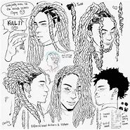 Image result for Locs Drawing