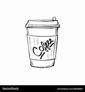 Image result for Enamel Coffee Pot and Cup Sketches