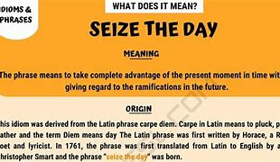 Image result for Seize the Day Emoji