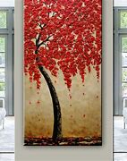 Image result for Red Tree Painting