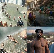 Image result for Black Panther Fight