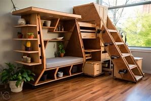 Image result for Folding Tiny House Furniture