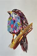 Image result for Mixed Media Pigeon Colourful