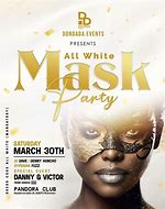 Image result for White Party Mask