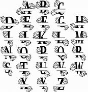 Image result for Monogram Letter Fonts Alphabet