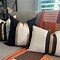 Image result for Black White Gold Boat Pillows