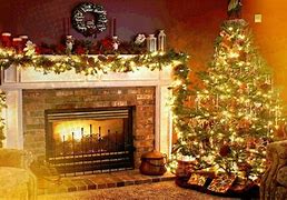 Image result for Christmas Fireplace Night