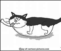 Image result for Black and White Female Cat Cartoon