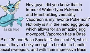 Image result for Vaporeon Know Your Meme