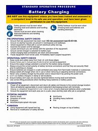 Image result for Battery-Charging SOP